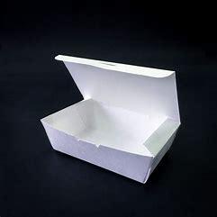 LUNCH BOX WHITE TOP FOLD - 8.25X4.5X2.75 - 400PCS