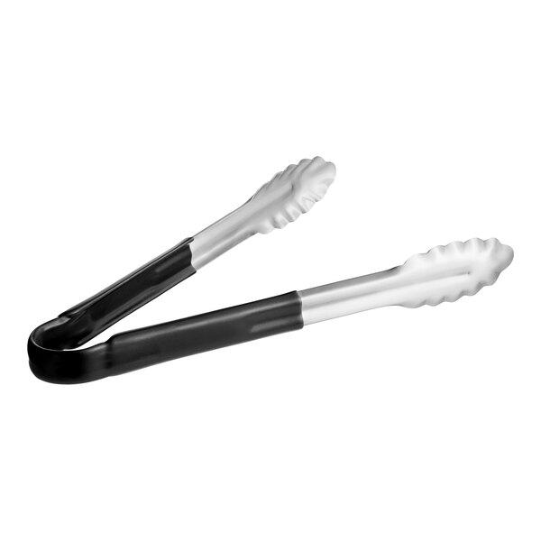 TONGS COATED HANDLE 12" BLACK