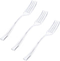 CLEAR MINI FORKS 24 X 100PCS