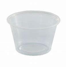 PORTION CUP PLASTIC 4OZ 2500PCS