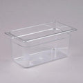 CAMWEAR FOOD PAN 1/3 SIZE 6" CLEAR
