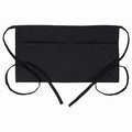APRON 1/2 BODY BLACK - 2 POCKETS