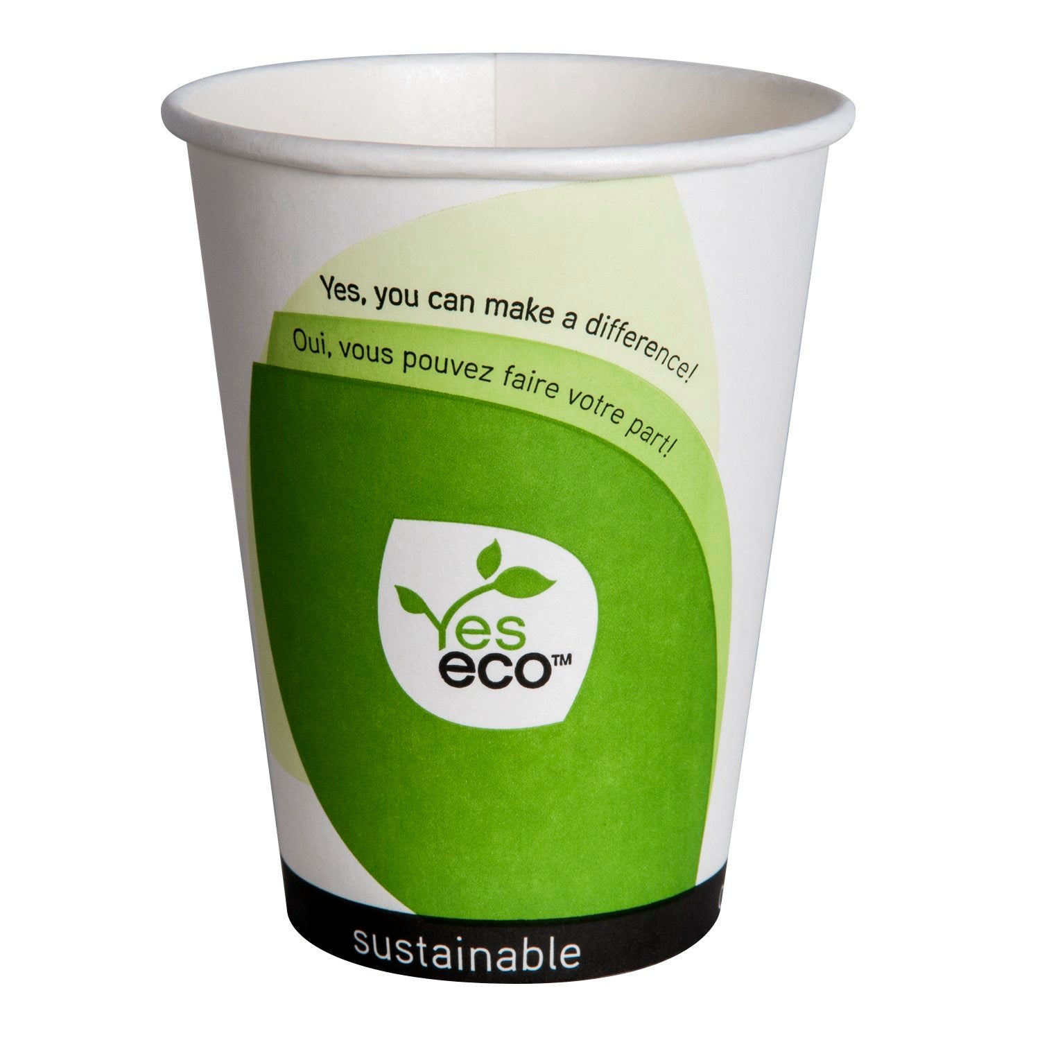 COFFEE CUP COMPOSTABLE 12OZ 1000PCS