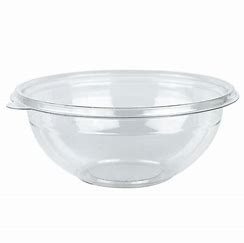 SALAD BOWL CLEAR 80OZ 50PCS