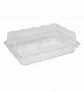 PLASTIC HINGED CONTAINER 10.3 X 7.4 X 4.25 - 300PCS