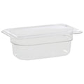 CAMWEAR FOOD PAN 1/9 SIZE 2-1/2" CLEAR