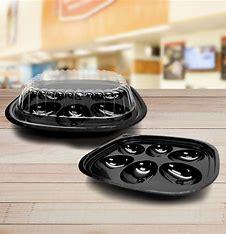 PLASTIC TRAY 6 EGG BLACK W LID 416PCS