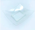 MINI CONCAVE PLASTIC CLEAR PLATE 24 X 12PCS