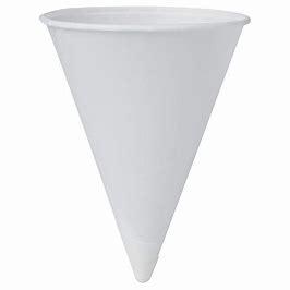 PAPER CONE WATER CUPS 4OZ 5000PCS