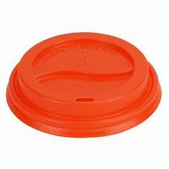 COFFEE LID DOME ORANGE 10-24OZ 20X50PCS