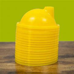 COFFEE LID DOME YELLOW 10-24OZ 20 X 50PCS