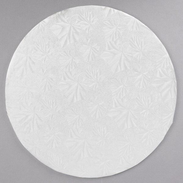 CAKE BOARD ROUND 10" X 1/4 WHITE 24PCS