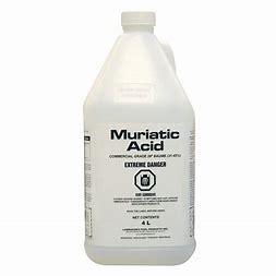 01010C11 MURIATIC ACID 4X4L HYDROCHLORIC ACID