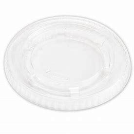 PET COMPOSTABLE PORTION CUP LID 1-2 OZ 20 X 100PCS