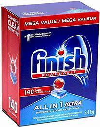 FINISH POWERBALL DISHWASHER DETERGENT, 140PCS