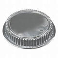 ALUMINUM CONTAINER LID 7" ROUND DOME 500PCS
