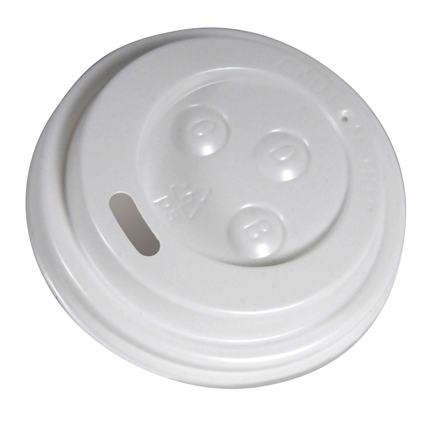 COFFEE CUP LID - WHITE - DOME - 4OZ - 2000PCS