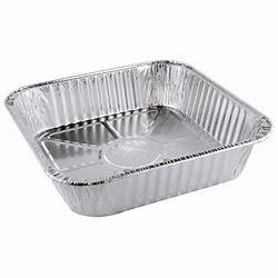 8" SQUARE ALUMINUM CAKE PAN 24 X 4PCS