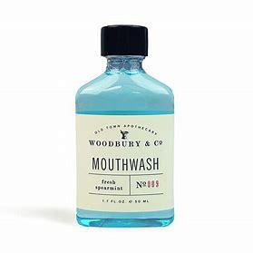 Woodbury & Co. Amenities 50ml Spearmint Mouthwash Bottle 200PCS