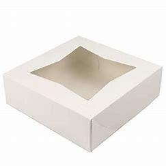 CAKE BOX 8X8X2.5 WITH WINDOW 200PCS