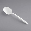 SOUP SPOON PLASTIC WHITE 1000PCS