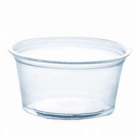 PORTION CUPS CLEAR 3.25OZ 2500PCS
