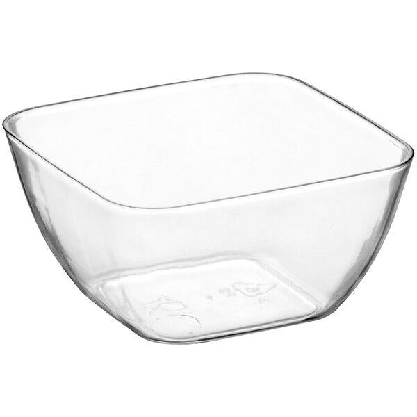 SQUARE CLEAR MINI SAUCE BOWLS 48 x 12PCS