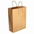 PAPER BAG WITH HANDLE KRAFT 5X3X8 250PCS
