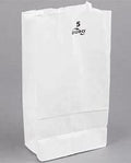 PAPER BAG 5LB WHITE 500PCS