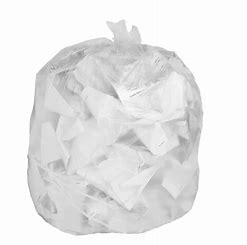 GARBAGE BAG 20X22 CLEAR REGULAR 500/BOX