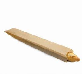 BAG PAPER BAGUETTE 4X2X24 KRAFT 1000PCS