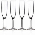CLEAR CHAMPAGNE FLUTE 36 x 4PCS
