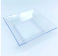 CLEAR MINI SQUARE PLATES 2.5X2.5 - 24 X 12PCS