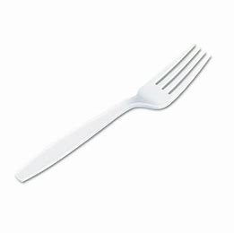 FORKS PLASTIC WHITE 1000PCS