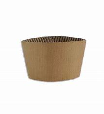 PAPER COFFEE SLEEVE KRAFT 10X100 - 1000PCS