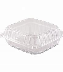 PLASTIC HINGED CONTAINER 8X8X3 250PCS