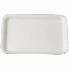 FOAM TRAY 2S WHITE 8X6 500PCS