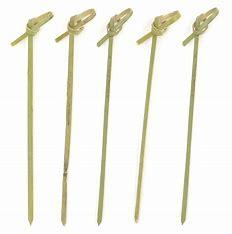 BAMBOO 4.7" SKEWER KNOTTED 10 X 100PCS