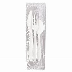 UTENSIL KITS WHITE F, K, S, S&P, NAPKIN 500/CASE