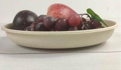 MICROWAVABLE BAGASSE OVAL CONTAINER 24OZ 150SETS