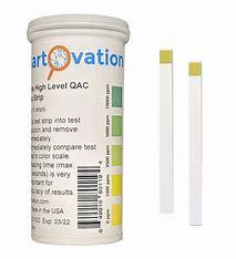 QUAT SANITIZER TEST STRIPS