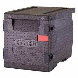 Cam GoBox® Insulated Food Pan Carrier, 63.4 qt., front load, black
