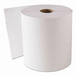 HAND TOWEL WHITE 8" X 800' 6PCS