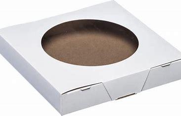 CAKE BOX 9X9X1.5 WITH WINDOW 250PCS