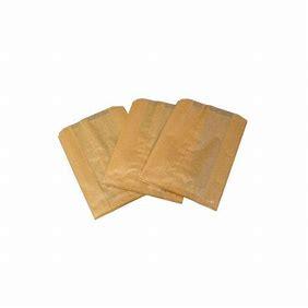 KRAFT WAXED SANITATION BAGS 500PCS - 7 X 4 X 10