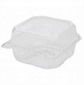 CONTAINER HINGED 6X6 PET 400PCS