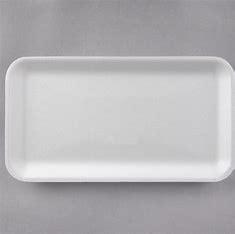 FOAM TRAY 10S WHITE 10.7X5.8X0.6 500PCS