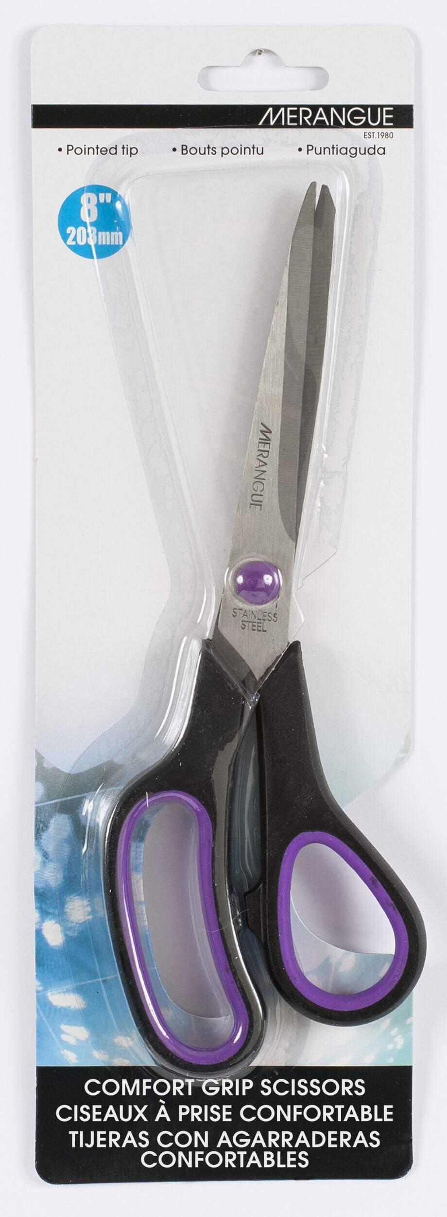 Merangue 8-Inch Comfort Grip Scissors