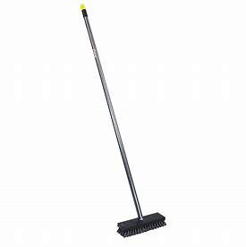 SCRUBBING BRUSH 12IN 48IN HANDLE