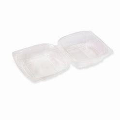 PLASTIC HINGED CONTAINER 8X6X4 500PCS